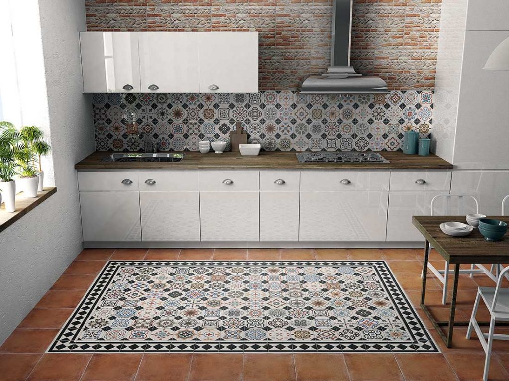 Марокканский стиль плитки для пола кухни