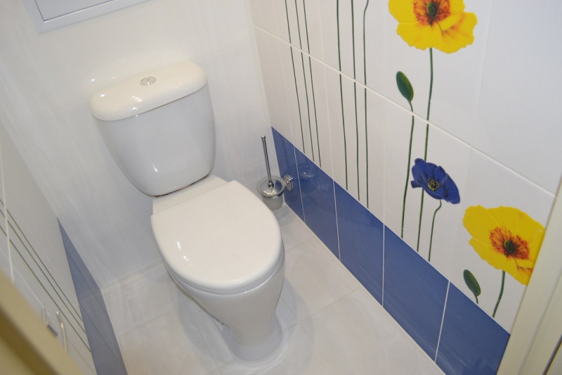 Выбрать дизайн для маленького туалета