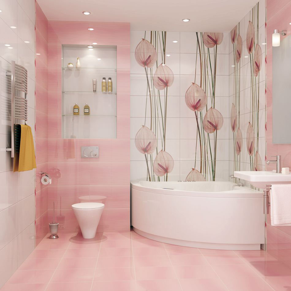 Плитка для ванной комнаты: какой выбрать цвет