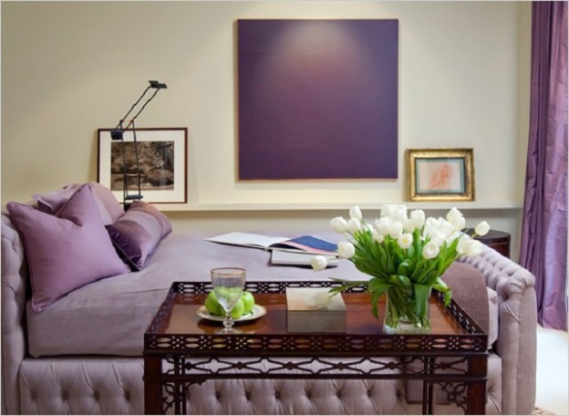 Интерьер - используем фиолетовый цвет и его оттенки