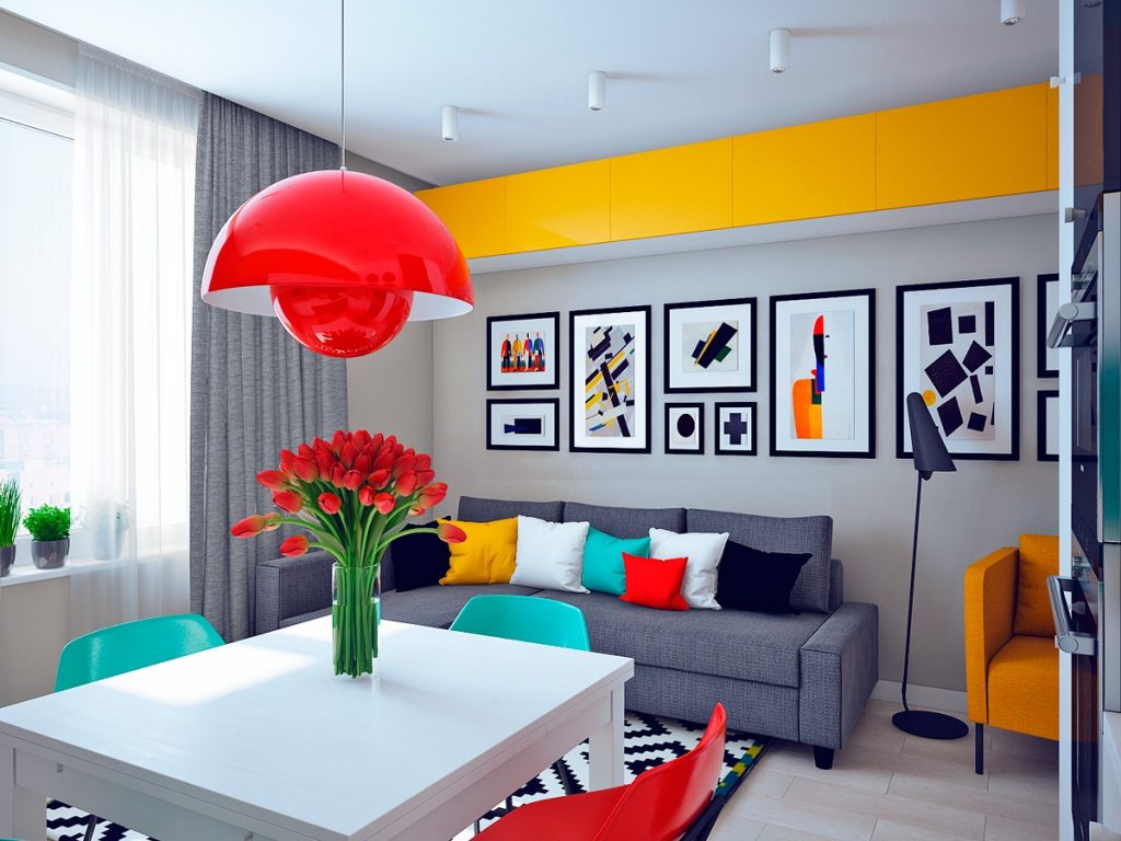 Использование цвета в дизайне квартир